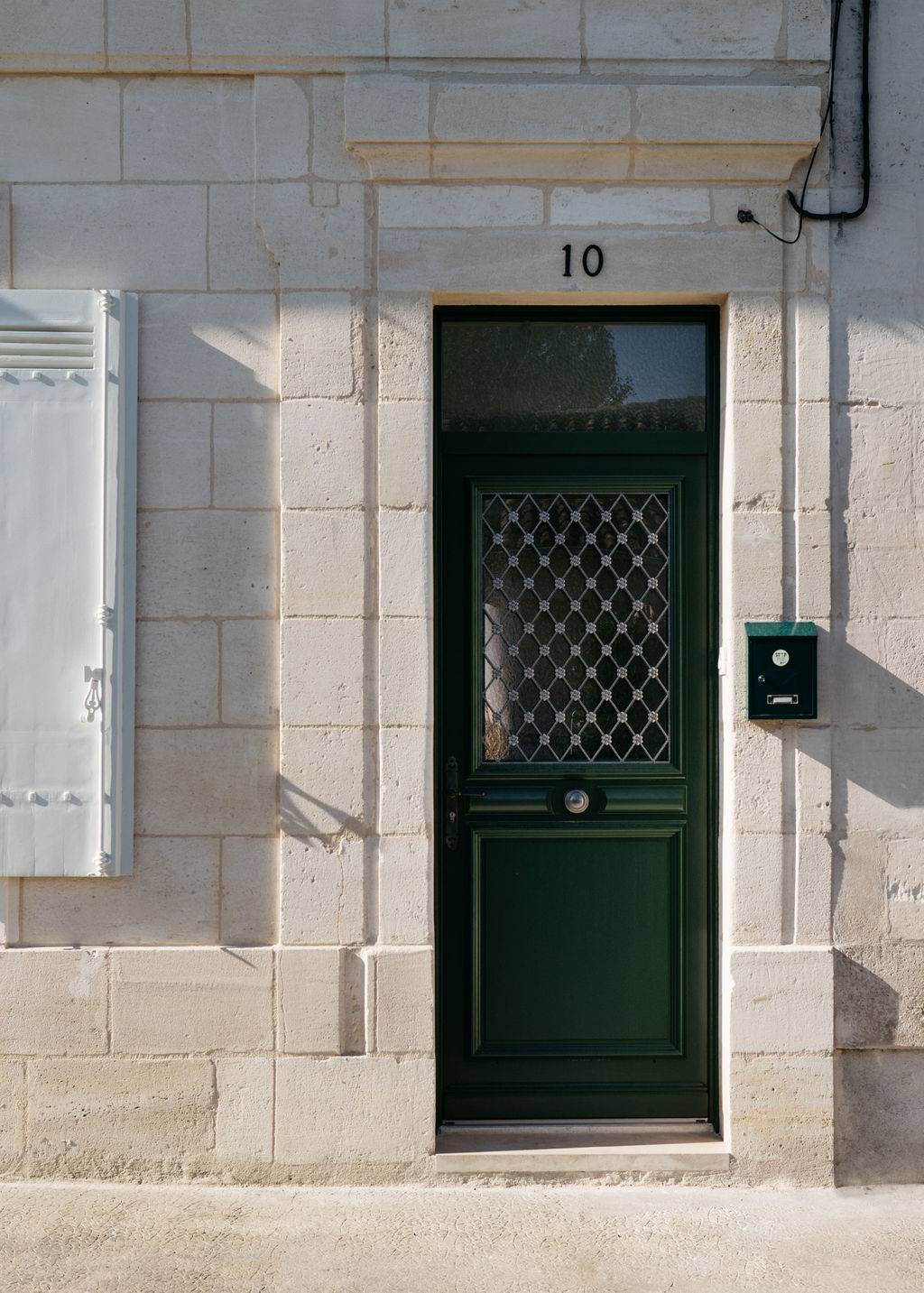 Détail porte d'entrée - Libourne (33)